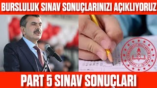 Bursluluk Sınav Sonuçlarınızı Açıklıyoruz PART5 [upl. by Ahsie]