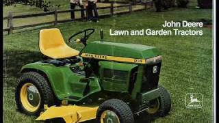 john deere lawn tractor time line [upl. by Nyleahcim]