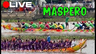 Live sông Maspero hiên tại rất đông ghe ngo [upl. by Yboc851]