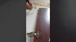 Hinges installwoodworking shortsfurniture [upl. by Muna]