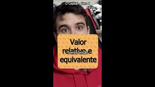 MARX Valor relativo e equivalente [upl. by Salokcin]