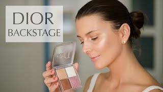 DIOR BACKSTAGE Палетка хайлайтеров Glow Face Palette [upl. by Eiramac]