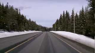 Crowsnest Pass to Sparwood Elkford British Columbia Driving Timelapse [upl. by Rockey]