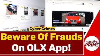 Beware of frauds on OLX app NewsFirst Prime [upl. by Harshman440]