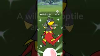 Getting Lucky With ✨Shiny heliolisk in pokemongo [upl. by Margaux]