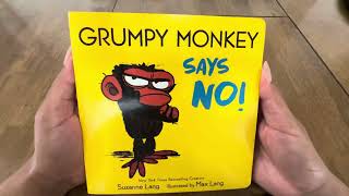 Grumpy Monkey Says NO Bedtime Story for kidsChildren booksRead AloudStory Time [upl. by Naimed]