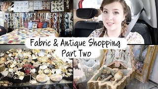 Fabric amp Antique Shopping  Adventures in Lancaster Part Two [upl. by Niac320]