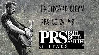 Cleaning PRS Fretboard [upl. by Sulakcin652]