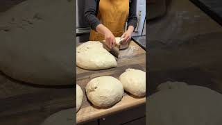 Pre shaping Sourdough bread baking food howtomakesourdough [upl. by Eixor]