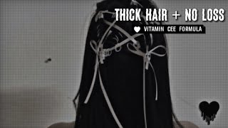 thick healthy hair  anti hair loss and thinning  subliminal [upl. by Caresa283]