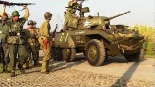 reconstitution guerre 4045 fort de flemalle 2011MOV [upl. by Ahsanat58]