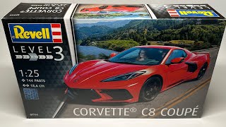 Unboxing Revell Chevrolet C8 Corvette [upl. by Gorlin866]