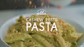 Cashew amp Avocado Pesto Pasta  Deliciously Ella  Vegan [upl. by Ellehcil]