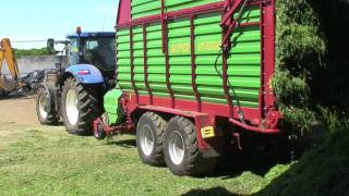 Demo of Strautmann Forage Wagon Silage 2009 [upl. by Dav]