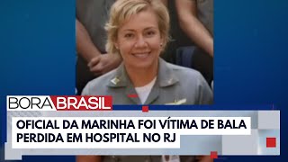 Oficial da Marinha vítima de bala perdida é enterrada no RJ  Bora Brasil [upl. by Gaylene]