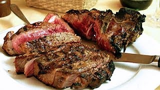 Bistecca Fiorentina Chianina TBone Steak Antica Macelleria Falorni Toskana [upl. by Lynett]