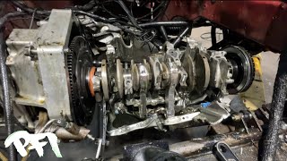 Pulling the Most Blown Up Engine  We have Ever Seen [upl. by Nayd]