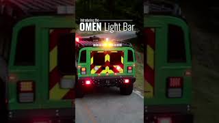 New from FireTech  Omen Warning light bar  FDIC 2023 fdic2023 firetech fireapparatus [upl. by Dranoc992]