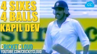 KAPIL DEVs FAMOUS 6 6 6 6  4 SIXES from 4 BALLS to Save Follow on  RARE VIDEO [upl. by Meunier225]