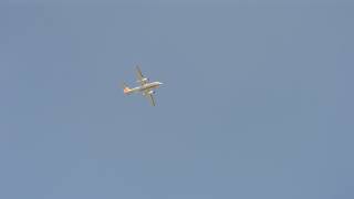 TURBO PROP PLANE FLYING FROM DORVAL AIRPORT [upl. by Mailiw]