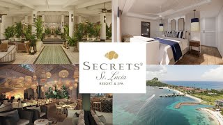 Secrets St Lucia Resort amp Spa Opening January 4th 2025 AdultsOnly AllInclusive Saint Lucia [upl. by Lyndon]