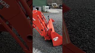 Gravel Driveway Maintenance With A Box Blade  Kubota L3560 tractor [upl. by Luapnaej]