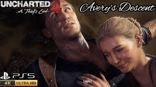 Uncharted 4 Chapter 19  Averys Descent ps5 Gameplay uncharted4 [upl. by Birgitta]