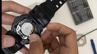 gshock gd350 battery replacement [upl. by Heriberto]