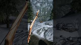 Hunting for a two Sabre Cats And a beautiful view of Bleak Falls Barrow Skyrim TES V [upl. by Esinahs881]