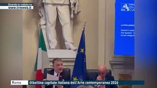 Roma  Gibellina capitale italiana dellArte contemporanea 2026 [upl. by Aiotal]