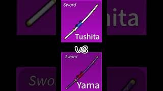 Yama VS tushita blox fruits [upl. by Bathelda]