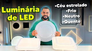 TRANSFORME SEU AMBIENTE Com Essas LUMINÁRIAS LED  Céu Estrelado Cores Frias Quentes e MAIS🔥 [upl. by Peppy]