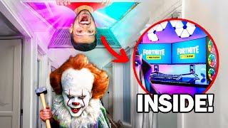 We Built A Secret Room To Hide From A Killer Clown [upl. by Hanny]