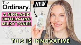 EXCLUSIVE THE ORDINARY SACCHAROMYCES FERMENT 30 MILKY TONER REVIEW  A NONACID EXFOLIATING TONER [upl. by Seidule]