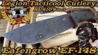 Eafengrow EF148 Drop Point blade in AUS10 Steel [upl. by Naenej]