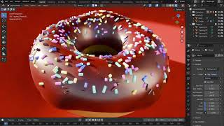 Blender Rendering DonutModerate Speed Version [upl. by Niall955]