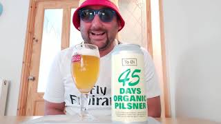 45 Days organic pilsner review [upl. by Wooster629]