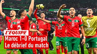 Maroc 10 Portugal  Le débrief de la qualification historique du Maroc Coupe du monde 2022 [upl. by Lasiaf]