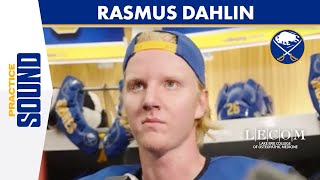 quotWe Have the Compete and Willingnessquot  Rasmus Dahlin After Practice [upl. by Anora354]