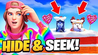 Hide and Seek with the CUTEST Kid in Fortnite Candyland [upl. by Ysnap]