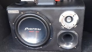 regulagem para subwoofer pioneer 400w [upl. by Brier]