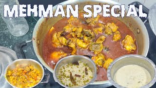 MEHMAN SPECIAL VIDEO  MY DAILY ROUTINE  chicken masala  sheer khurma  how to make jeera rice 🍚 [upl. by Houston]