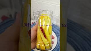 Binurong Mangga pickled pickledmango mango subscribers mangorecipe food cooking [upl. by Crin]