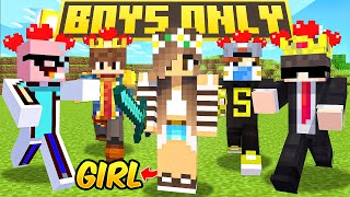 I Secretly Joined a BOYS ONLY Server in Minecraft [upl. by Diarmit660]