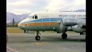 HS748 MtCook Airline Start in Queenstown 1995 [upl. by Notlem]