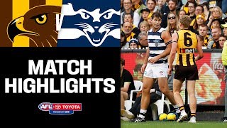 Hawthorn v Geelong Highlights  Round 5 2019  AFL [upl. by Nylavad]