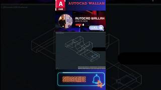 AutoCAD 3D Diagram by autocadwallah autocad autocad3d tutorialtrending shorts fun viral cad [upl. by Parrie622]