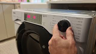 Haier integrated washer dryer controls out of sync [upl. by Drofniw]