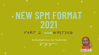 Ep 2  English 1119 New SPM format 2021 Part 2 [upl. by Nahgeam]