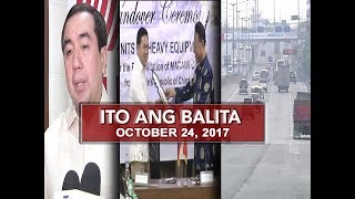 UNTV Ito Ang Balita October 24 2017 [upl. by Berwick]